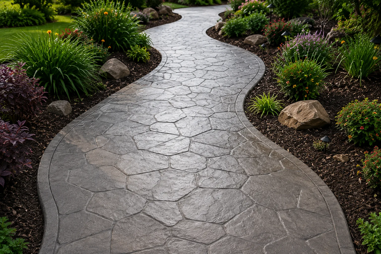 Warehouse concrete slab